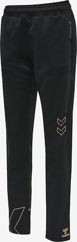 Hummel Slimfit Sportbroek in Zwart