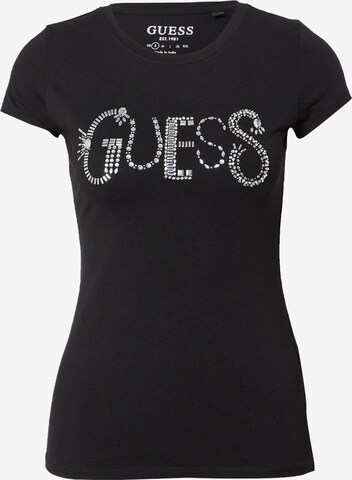 GUESS T-Shirt in Schwarz: predná strana