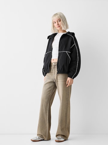 Bershka Between-season jacket in Black