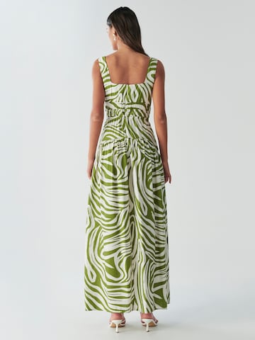 BWLDR - Vestido 'SAFIA' em verde: atrás