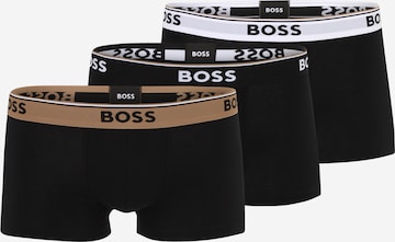 BOSS Boxershorts 'Bold Power' in Zwart: voorkant