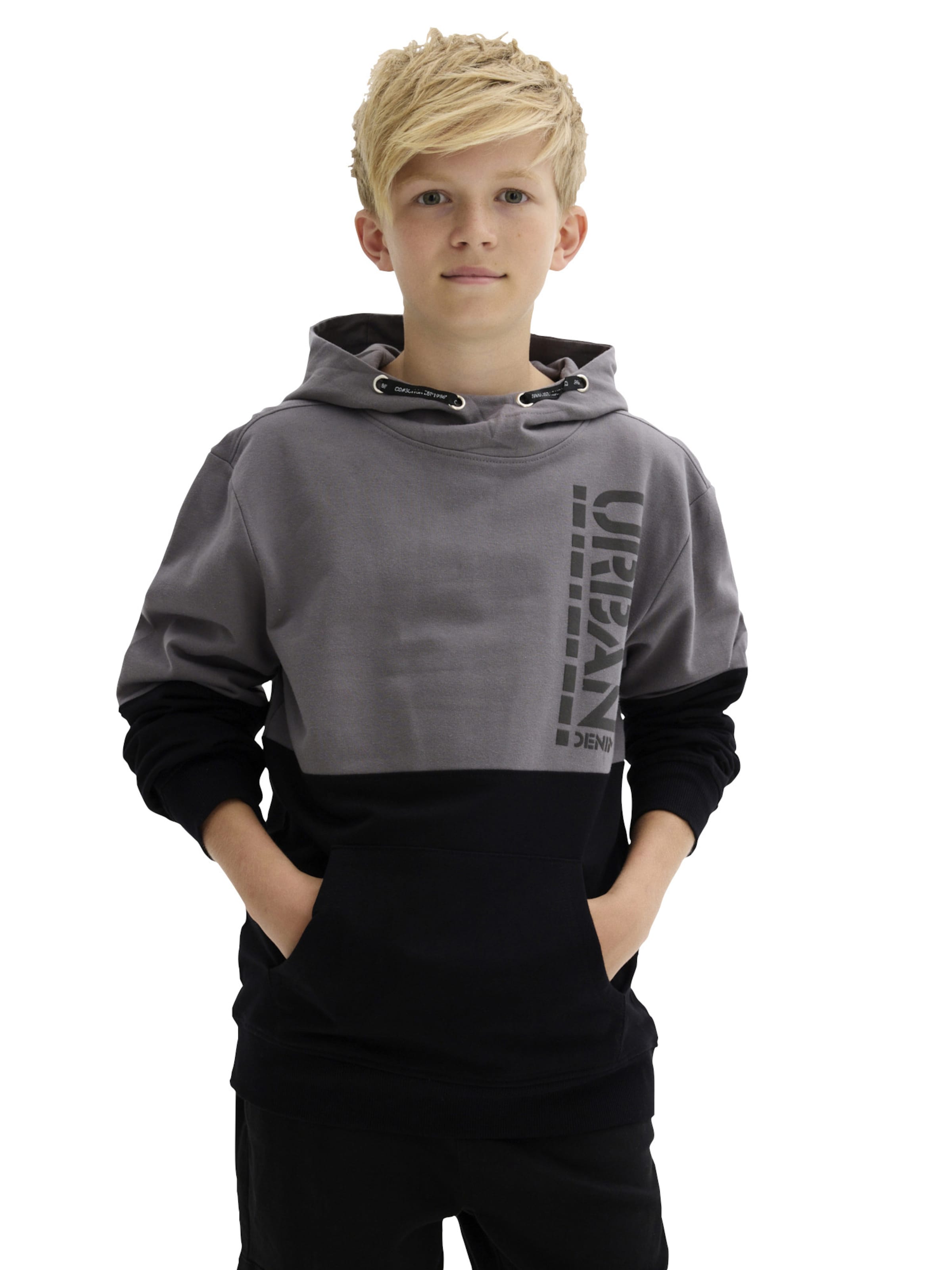 bonprix Bluza w kolorze szary: przód