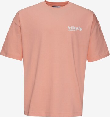 Multiply Apparel - Camisa em laranja: frente