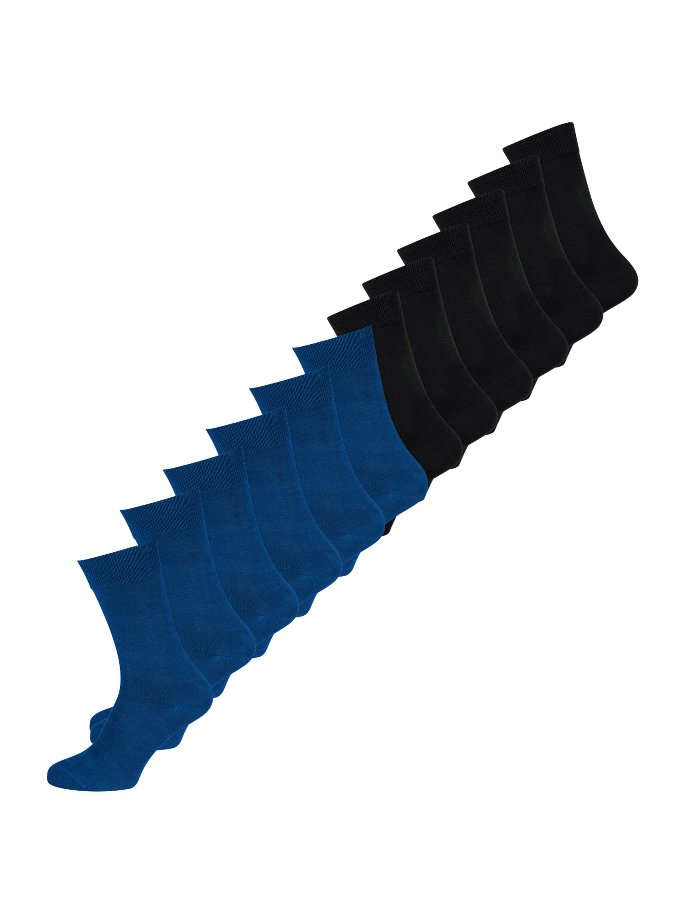 Chaussettes ' Baumwolle Business ' Nur Der en bleu : devant