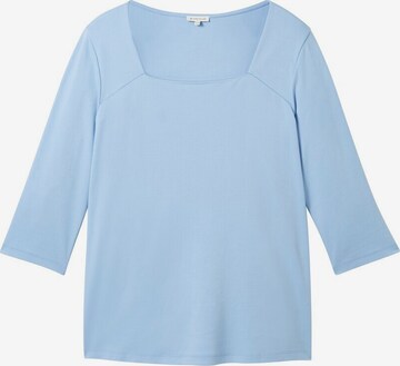 T-shirt Tom Tailor Women + en bleu : devant