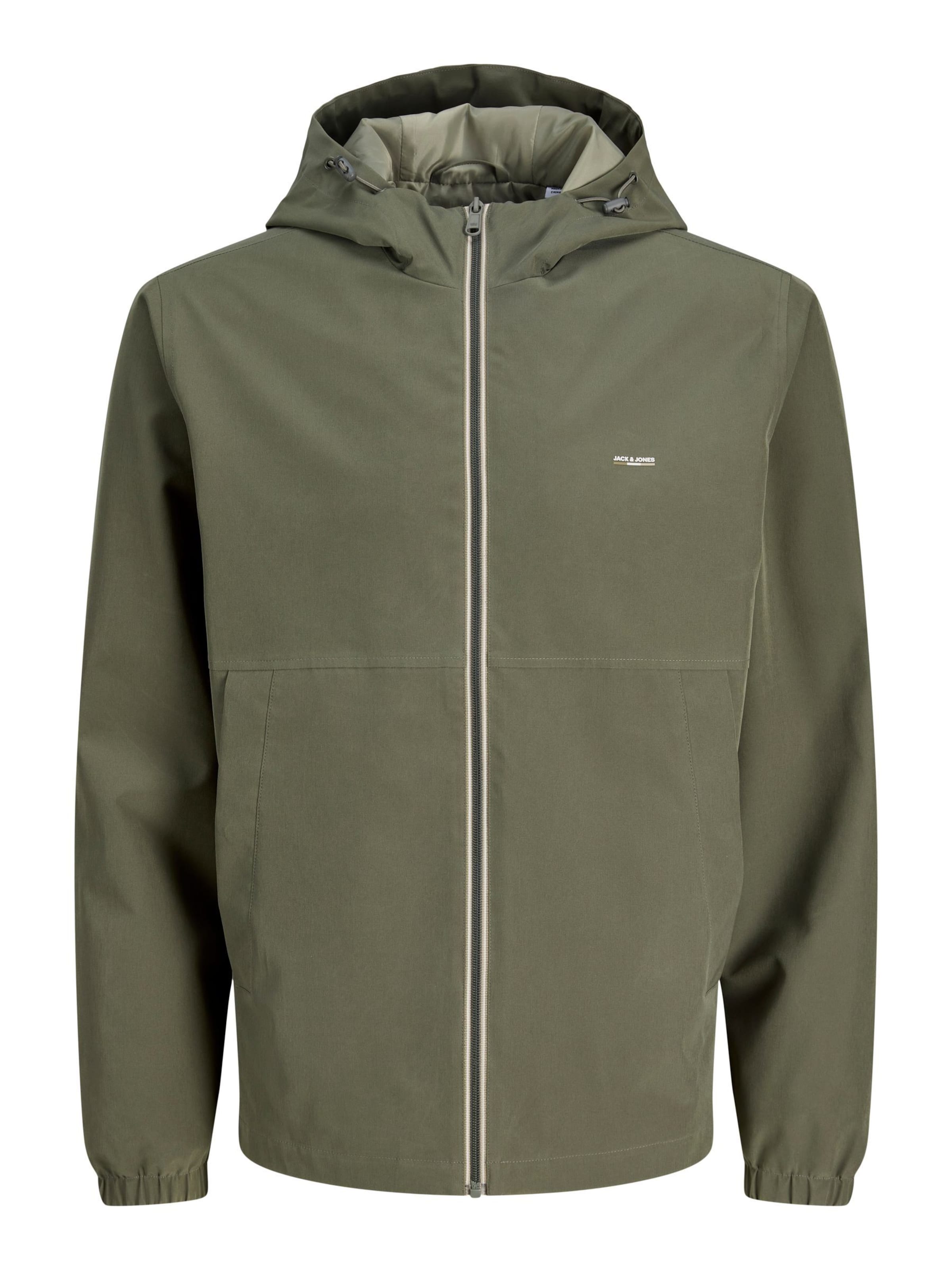 JACK & JONES Veste mi-saison en roseau / blanc, Vue avec produit