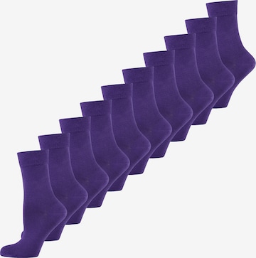 Nur Die Freizeitsocken ' Colour Socken bunt ' in Blau: Vorderseite