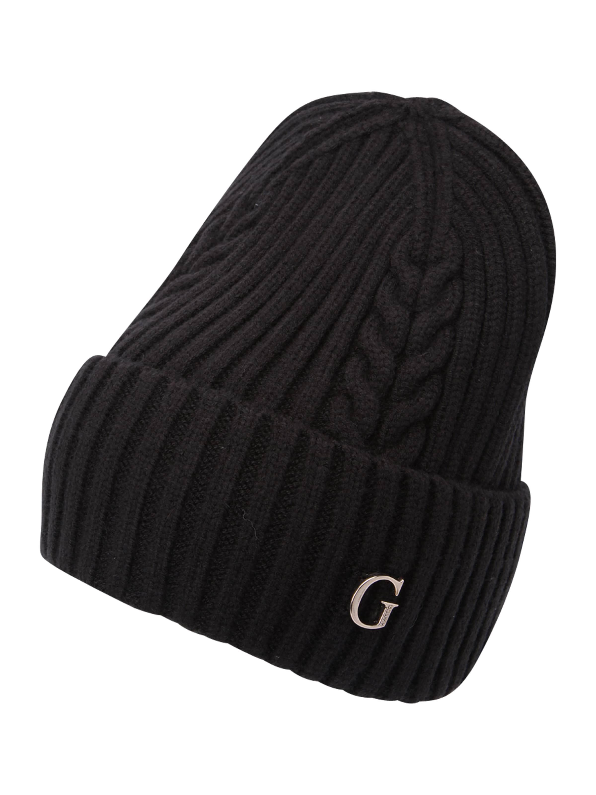 GUESS Mütze in Schwarz: Vorderseite