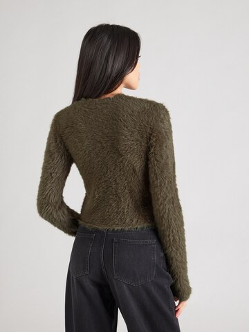 Monki Strickjacke in Grün