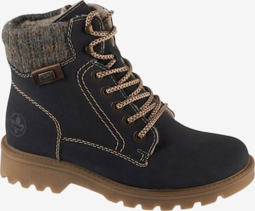 Rieker Lace-up boot in Blue: front