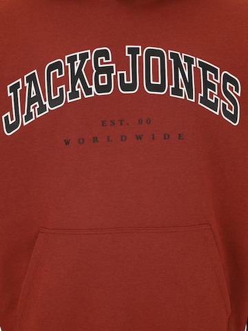 Jack & Jones Plus Sweatshirt 'JJECALEB' in Brown
