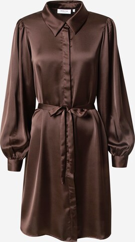 MSCH COPENHAGEN Shirt Dress 'Jeanita' in Brown: front