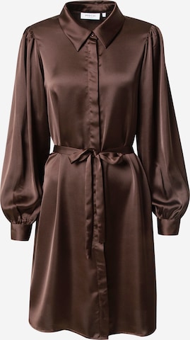 MSCH COPENHAGEN Shirt Dress 'Jeanita' in Brown: front