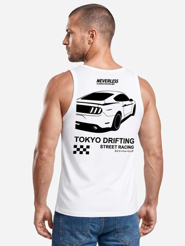 Neverless Shirt 'Tokyo Drifting' in White