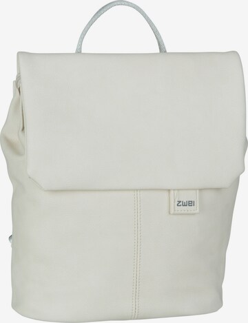 ZWEI Backpack 'Mademoiselle' in White: front