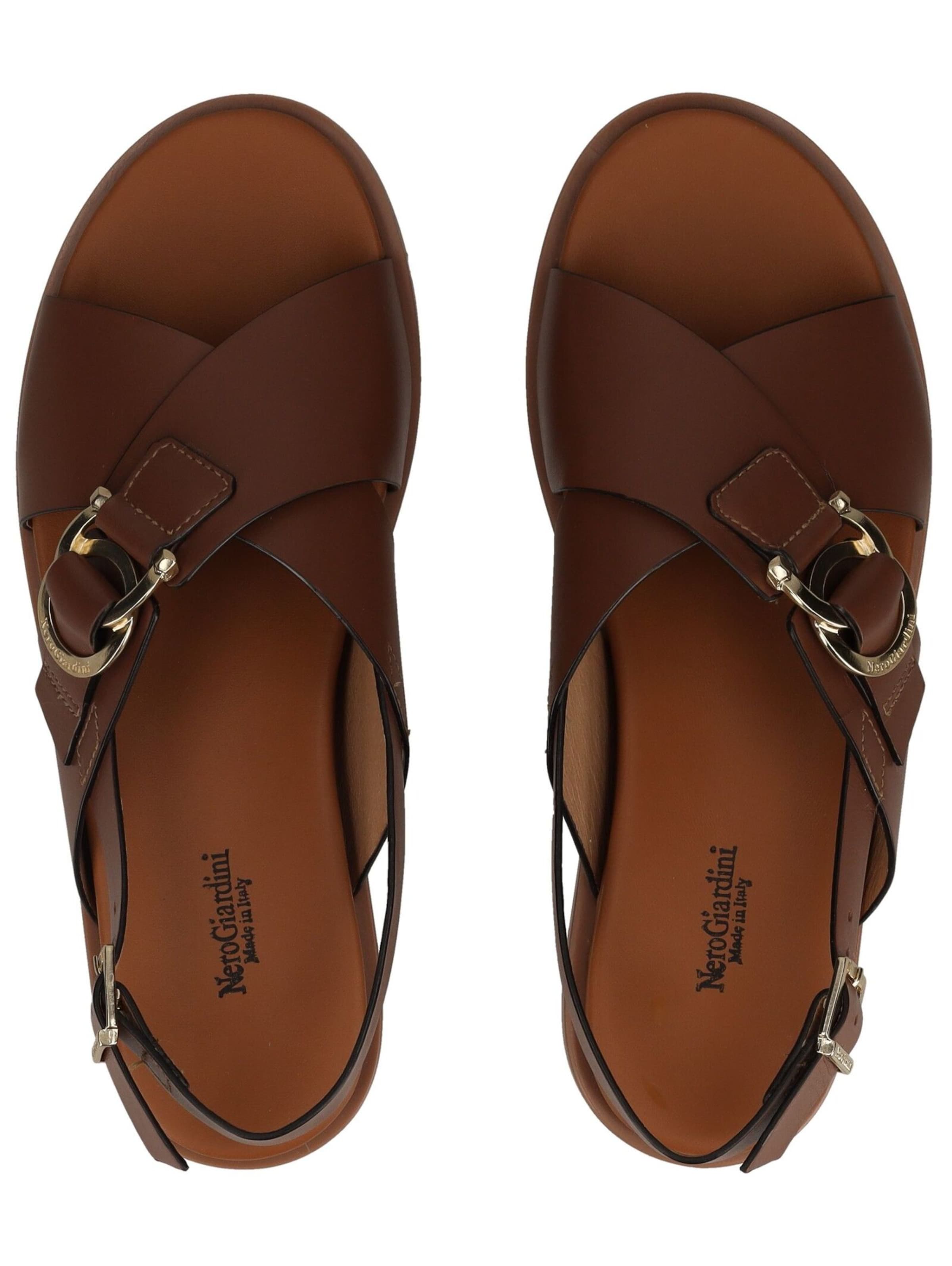Sandales à lanières Nero Giardini en marron