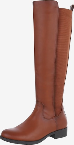 Ital-Design Stiefel in Braun: Vorderseite