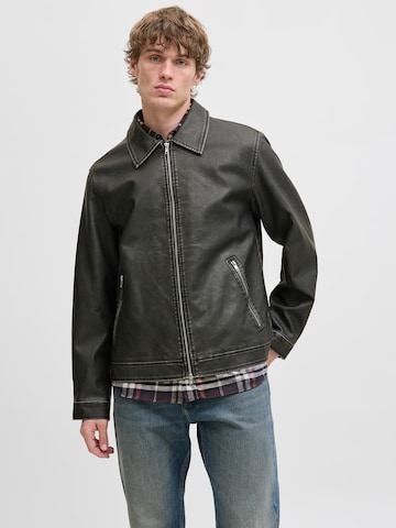 JACK & JONES Övergångsjacka i svart: framsida