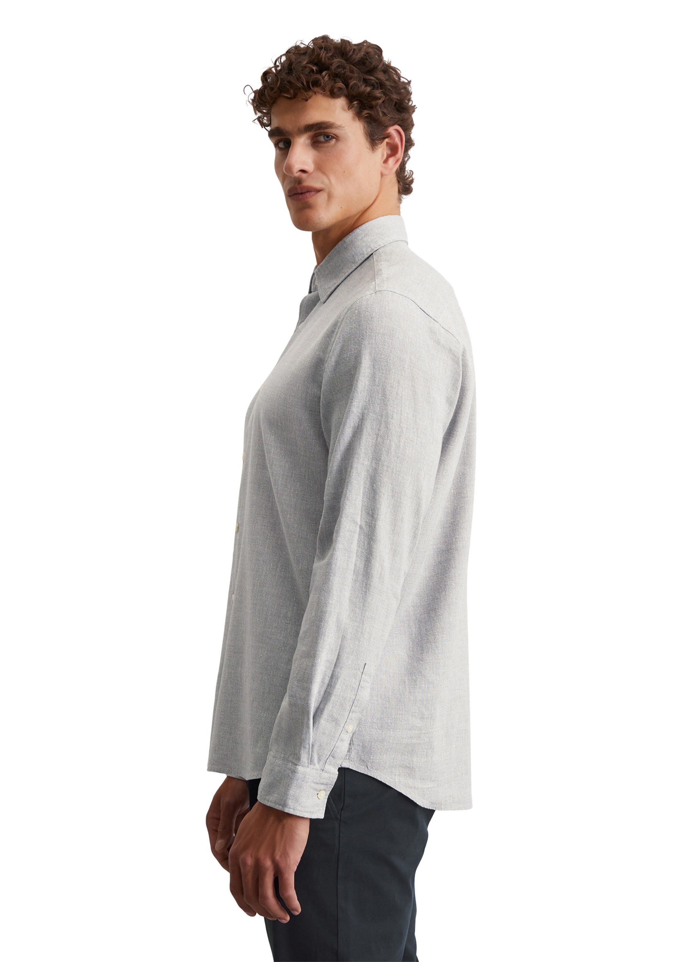 Marc O'Polo Regular Fit Hemd in Grau