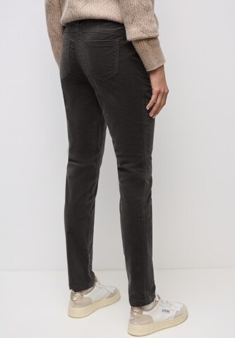 STREET ONE Slim fit Pants 'Yulius' in Brown