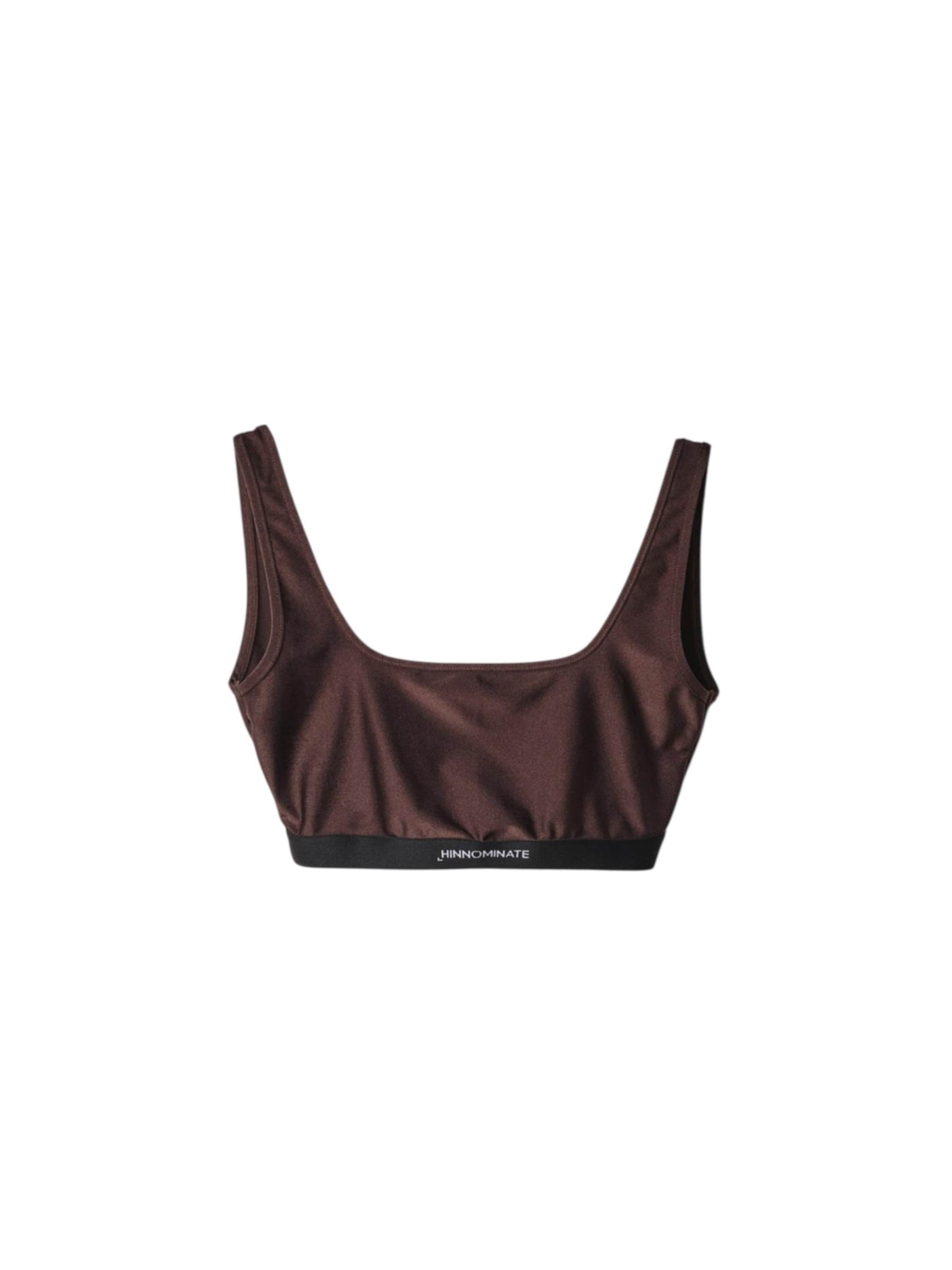 HINNOMINATE Top in Bruin: voorkant