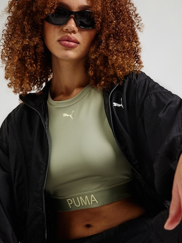 PUMA Функционална тениска 'STRONG' в зелено