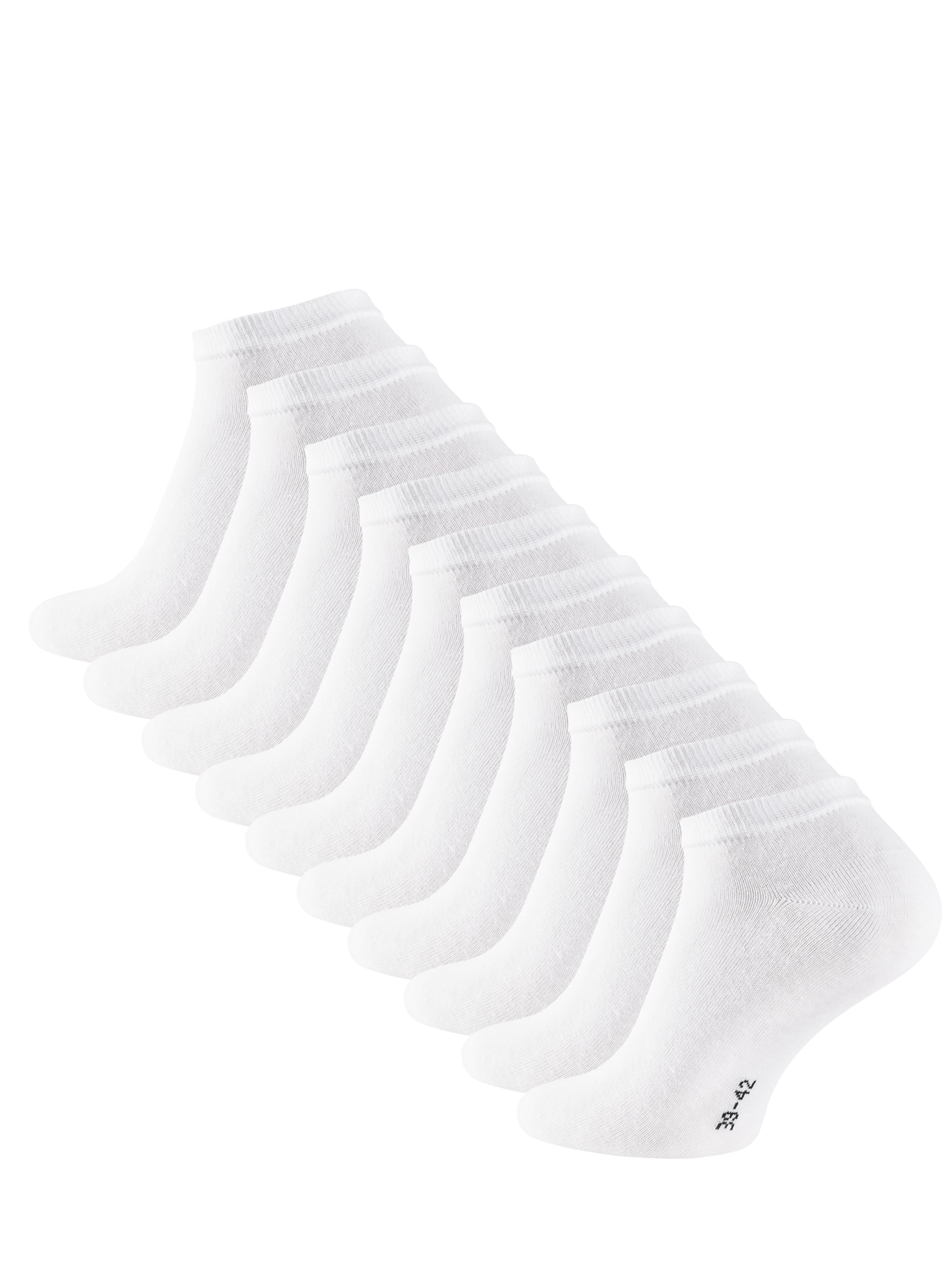 Cotton Prime Socken in Weiß: Vorderseite