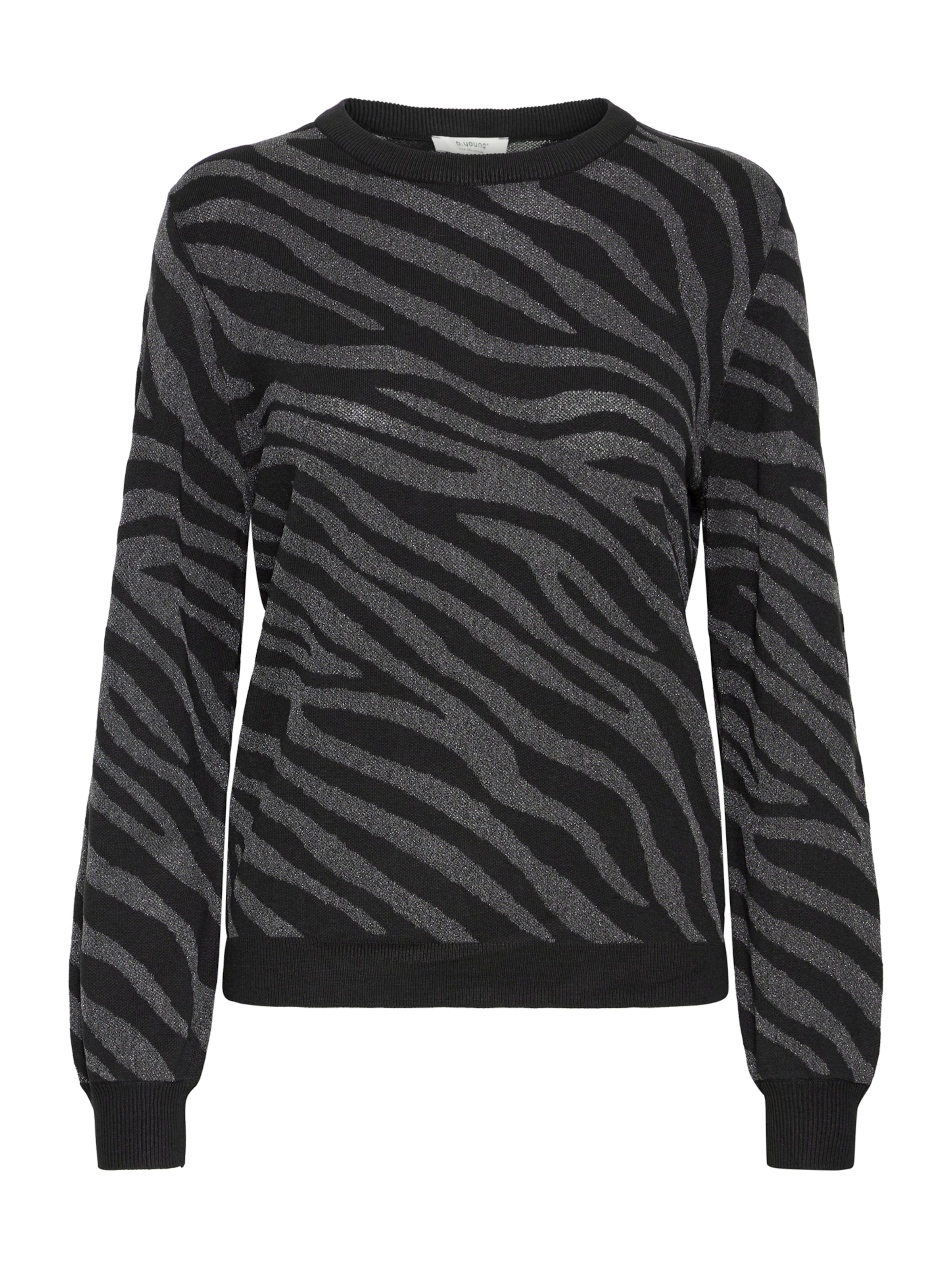 b.young Trui 'BYMOBBE' in Zwart: voorkant