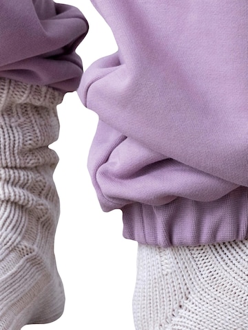Hey Honey Regular Sportbroek 'Cuff Sweat Pants' in Lila