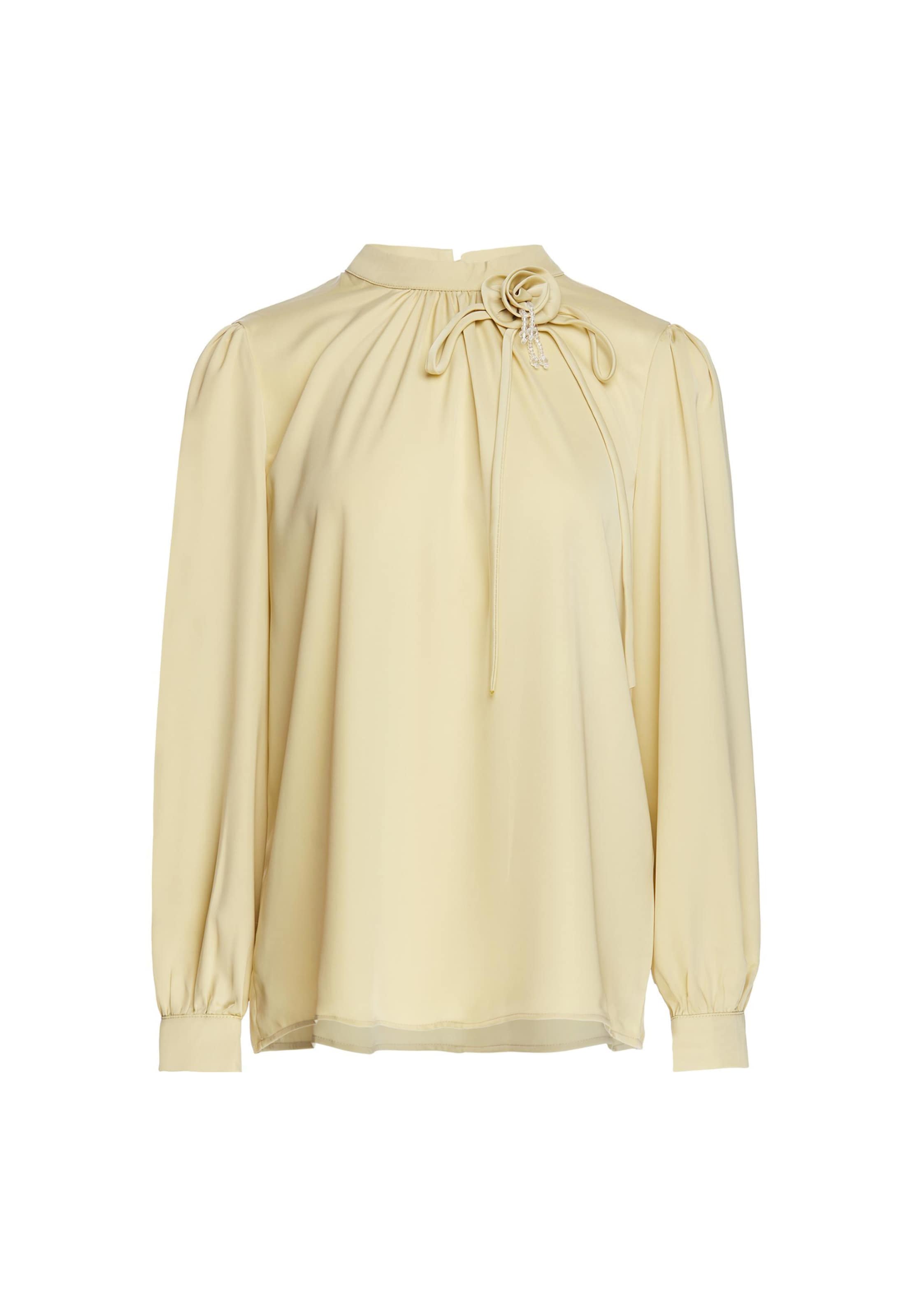 usha BLACK LABEL - Blusa en amarillo: frente