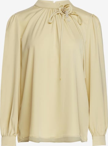 usha BLACK LABEL - Blusa en amarillo: frente