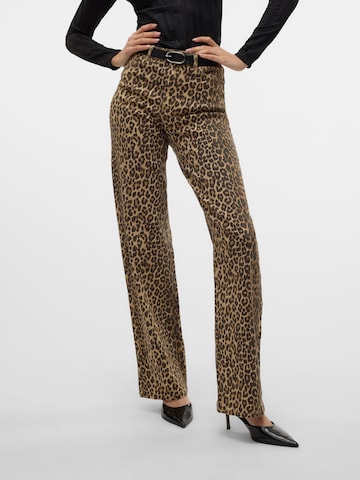 VERO MODA Wide leg Τζιν 'Tessa' σε καφέ