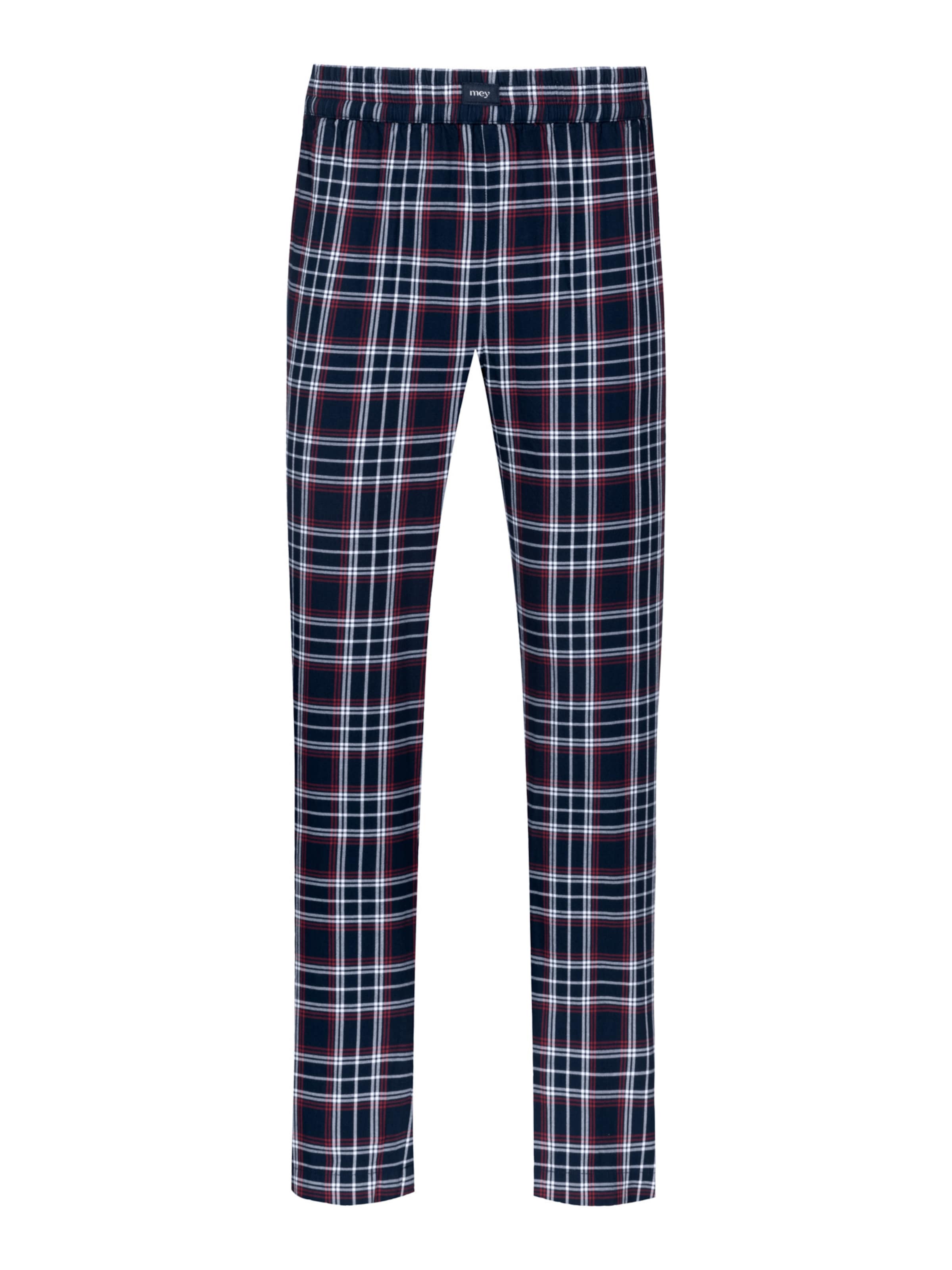 Pantalon de pyjama 'Flanadian' Mey en bleu : devant