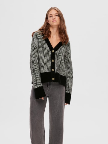 SELECTED FEMME Knit Cardigan 'HERI' in Black