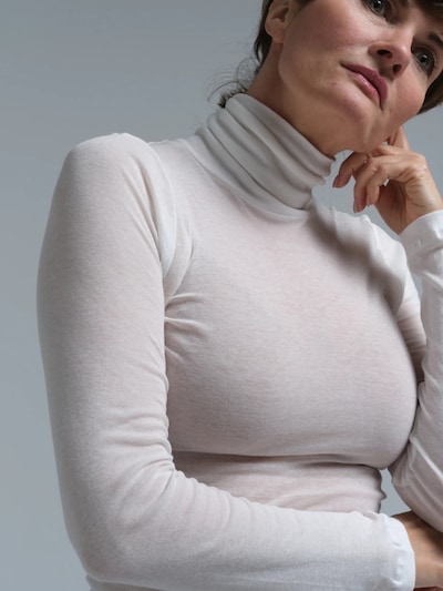 Seamless Basic Shirt 'Nouveau' in XS-XL in offwhite, Produktansicht