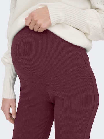 Only Maternity Regular Broek 'OLMHALLE' in Rood