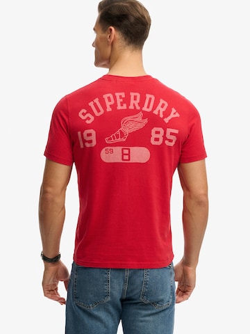 Maglietta 'VINTAGE PREP' di Superdry & Co in rosso: frontale