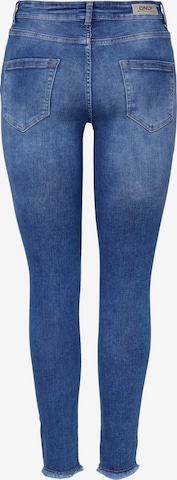 ONLY Skinny Jeans 'Blush' in Blau