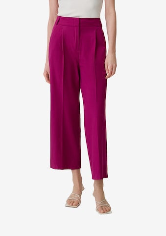 Regular Pantalon COMMA en rose : devant