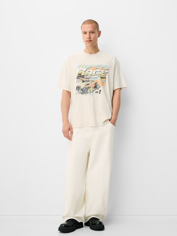 T-Shirt Bershka en gris