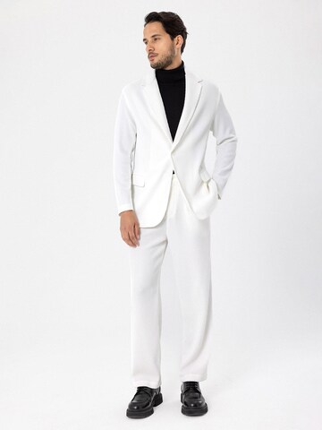 Coupe regular Veste de costume Antioch en blanc