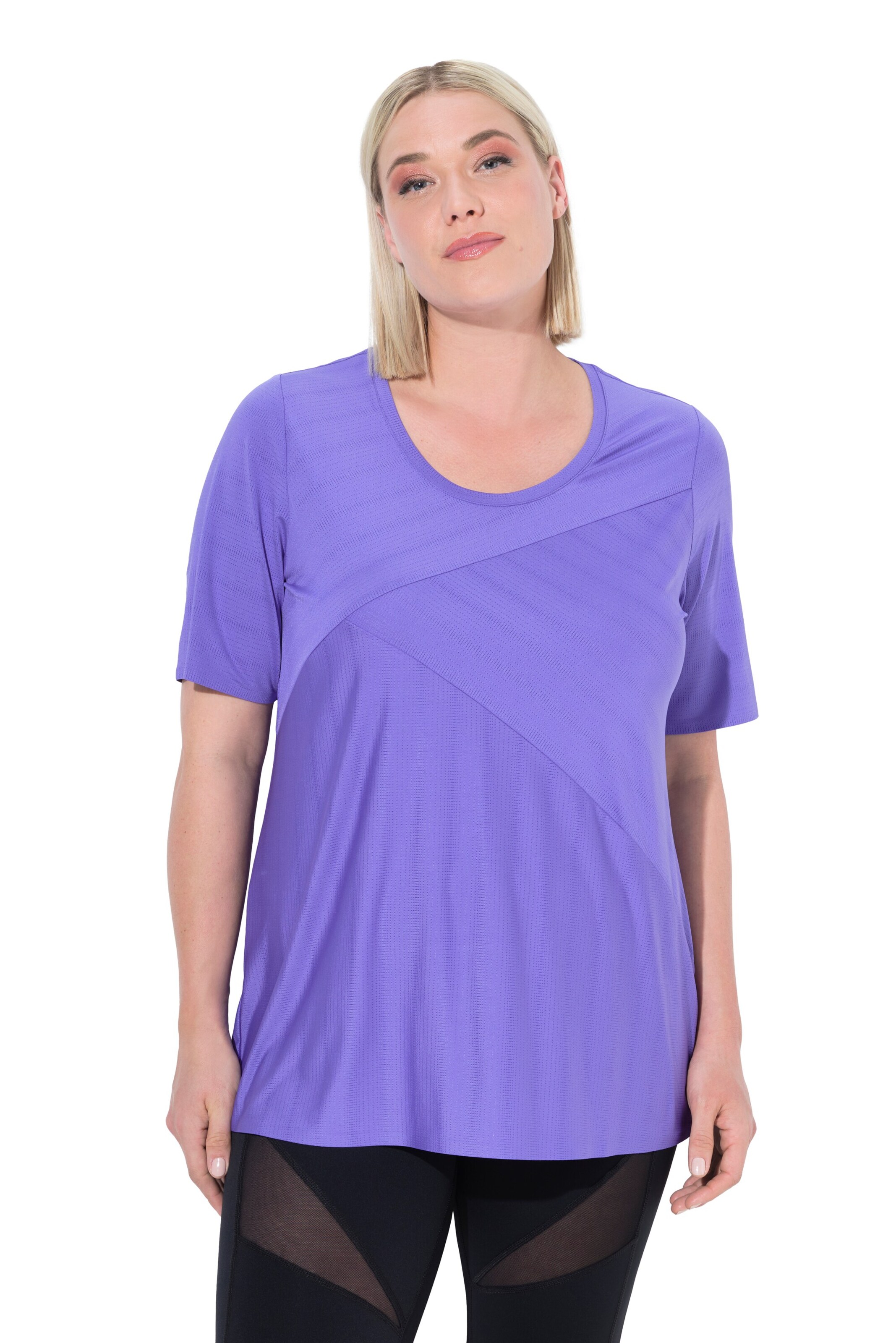 Ulla Popken Shirt in Lila: Vorderseite