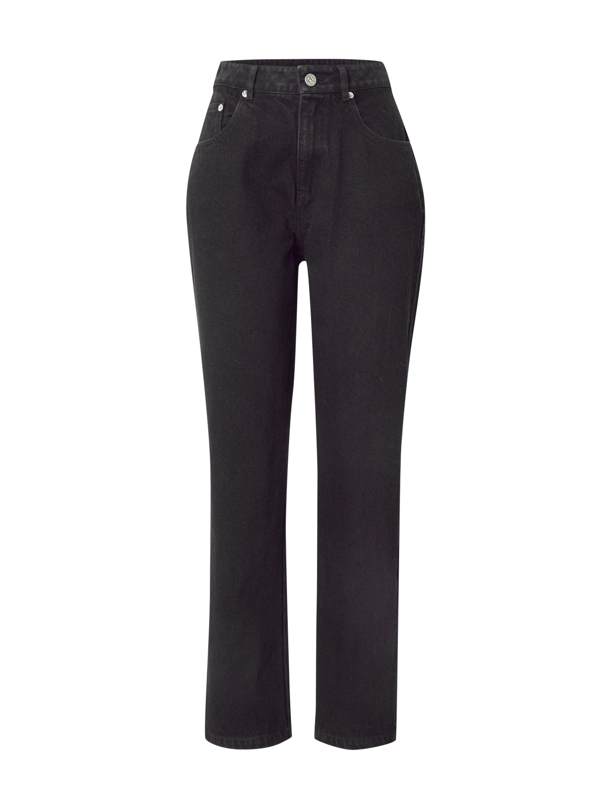 DKNY Avar lõige Teksapüksid, värv must: eest vaates