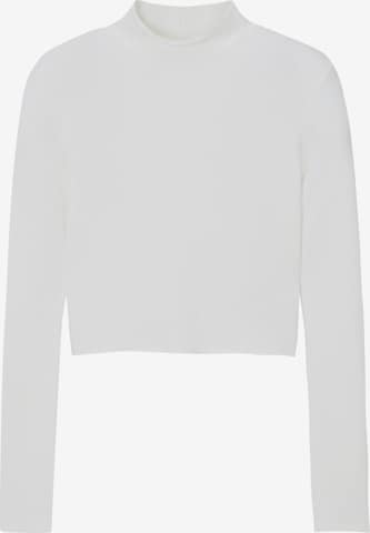 Pull&Bear T-shirt i vit: framsida