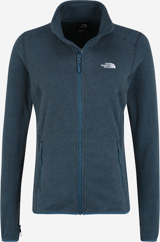 THE NORTH FACE Athletic fleece jacket '100 Glacier' in Blue: front