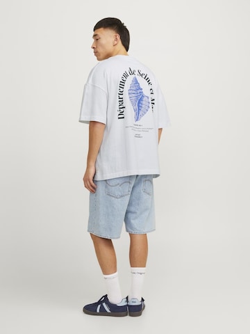 T-Shirt 'Milos' JACK & JONES en blanc