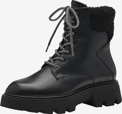 Tamaris Lace-Up Ankle Boots in Black, Item view