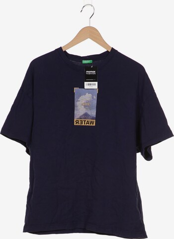 UNITED COLORS OF BENETTON T-Shirt L in Blau: predná strana
