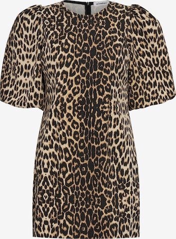 co'couture Mekko 'Leo' värissä ruskea: etupuoli