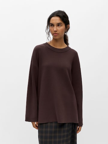 OBJECT Sweater 'OBJReynard' in Brown: front